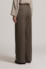 Load image into Gallery viewer, deep brown palazzo pants
