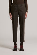 Load image into Gallery viewer, deep brown Cigarette pants
