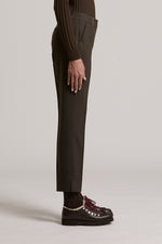 Load image into Gallery viewer, deep brown Cigarette pants
