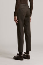 Load image into Gallery viewer, deep brown Cigarette pants

