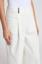 Load image into Gallery viewer, solar white woman pants
