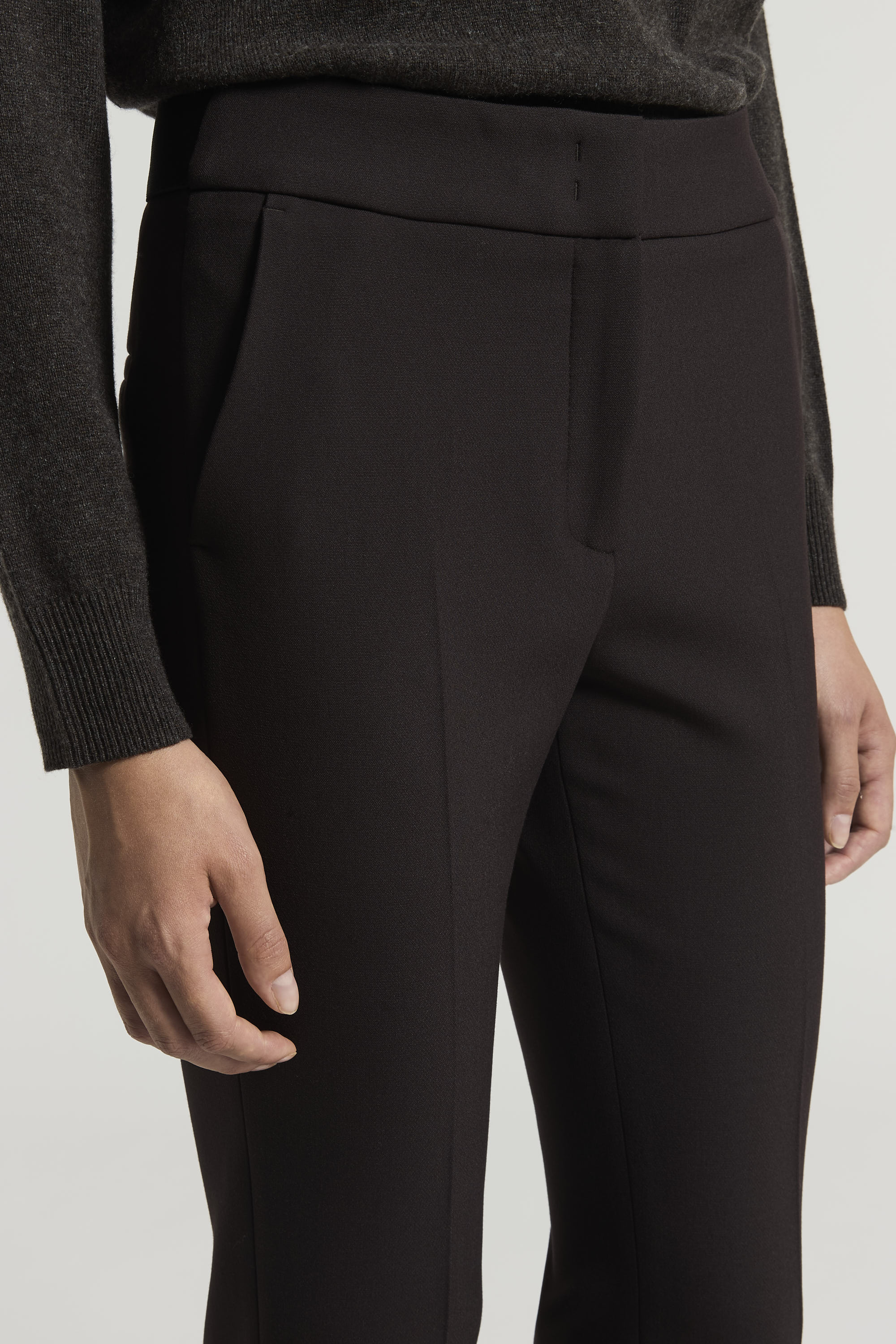 Dark sapphire grey woman pants