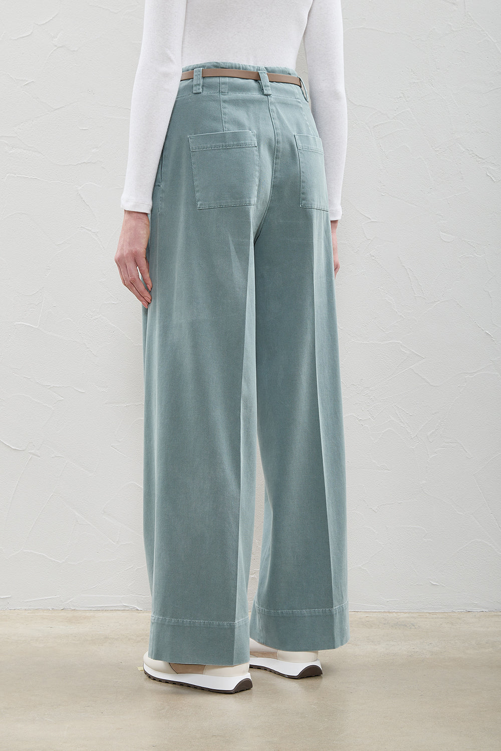 green zinc soft cotton pants