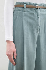 Load image into Gallery viewer, green zinc soft cotton pants
