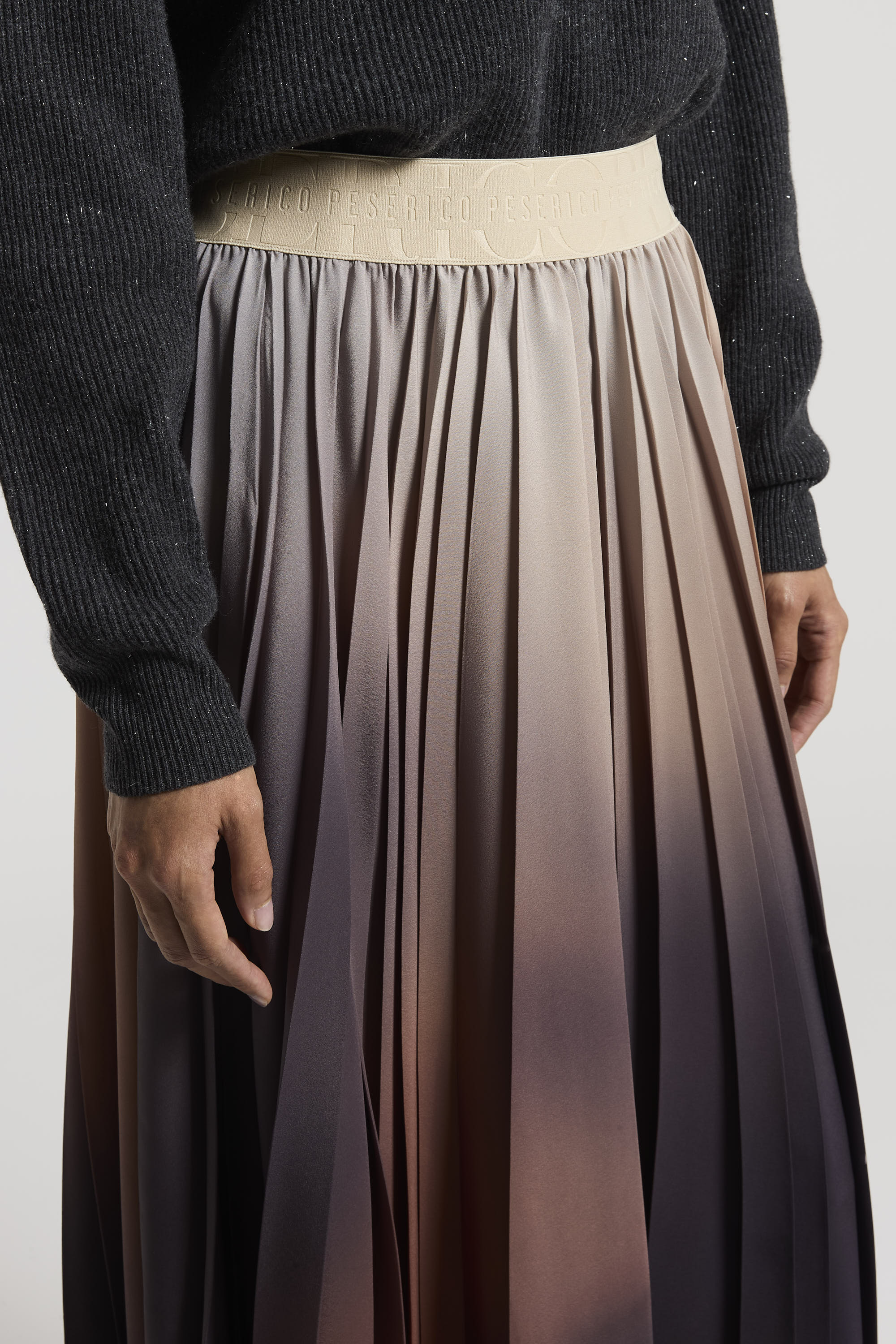 Ebony brown long skirt