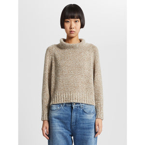 cream wool-blend sweater
