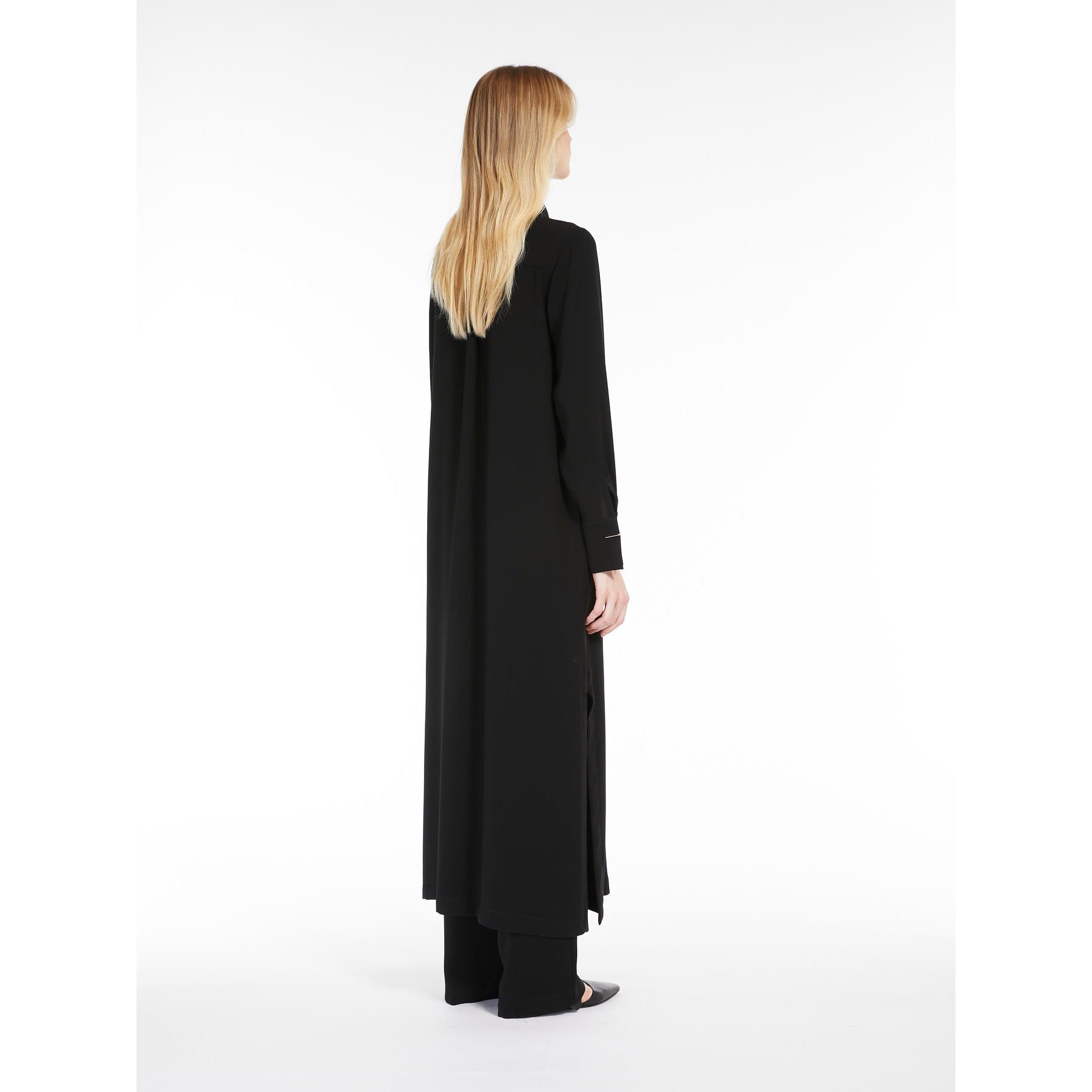 black long duster coat