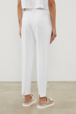 Load image into Gallery viewer, pure white stretch pants

