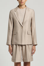 Load image into Gallery viewer, Seaside sand beige woman blazer
