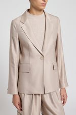 Load image into Gallery viewer, Seaside sand beige woman blazer
