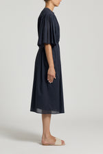 Load image into Gallery viewer, night blue woman dress
