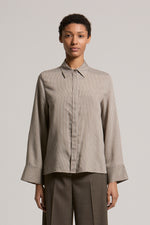 Load image into Gallery viewer, deep brown woman shirt
