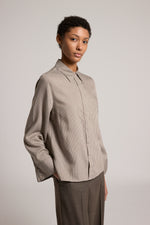 Load image into Gallery viewer, deep brown woman shirt
