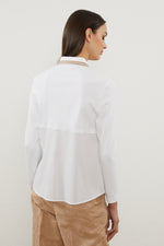 Load image into Gallery viewer, pure white popeline shirt
