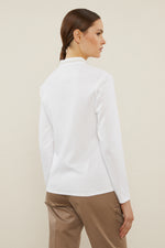 Load image into Gallery viewer, pure white mandarin shirt
