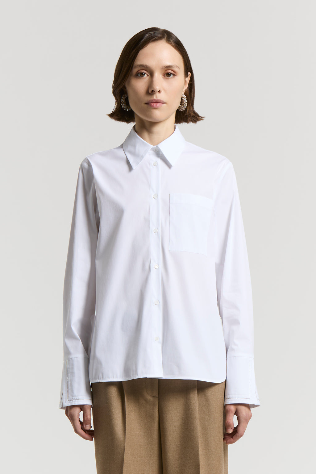 flash white woman shirt