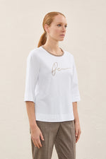 Load image into Gallery viewer, cotton white t-shirt
