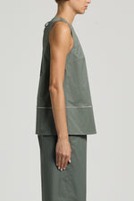 Load image into Gallery viewer, Eucalyptus green woman top
