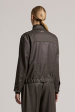 Load image into Gallery viewer, deep brown woman jacket

