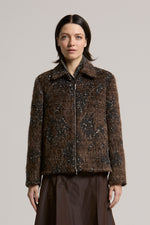 Carregar imagem no visualizador da galeria, deep brown woman jacket
