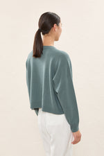 Carregar imagem no visualizador da galeria, green zinc knit sweater
