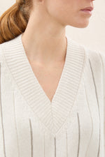 Carregar imagem no visualizador da galeria, tricot cardigan wool silk cashmere yarn
