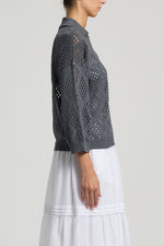 Load image into Gallery viewer, aviator blue tricot sweater
