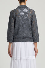 Load image into Gallery viewer, aviator blue tricot sweater
