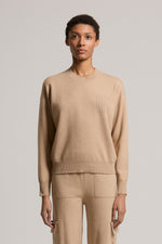 Load image into Gallery viewer, astral beige knitted sweater
