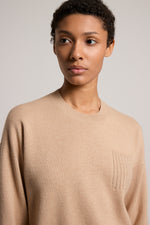 Load image into Gallery viewer, astral beige knitted sweater
