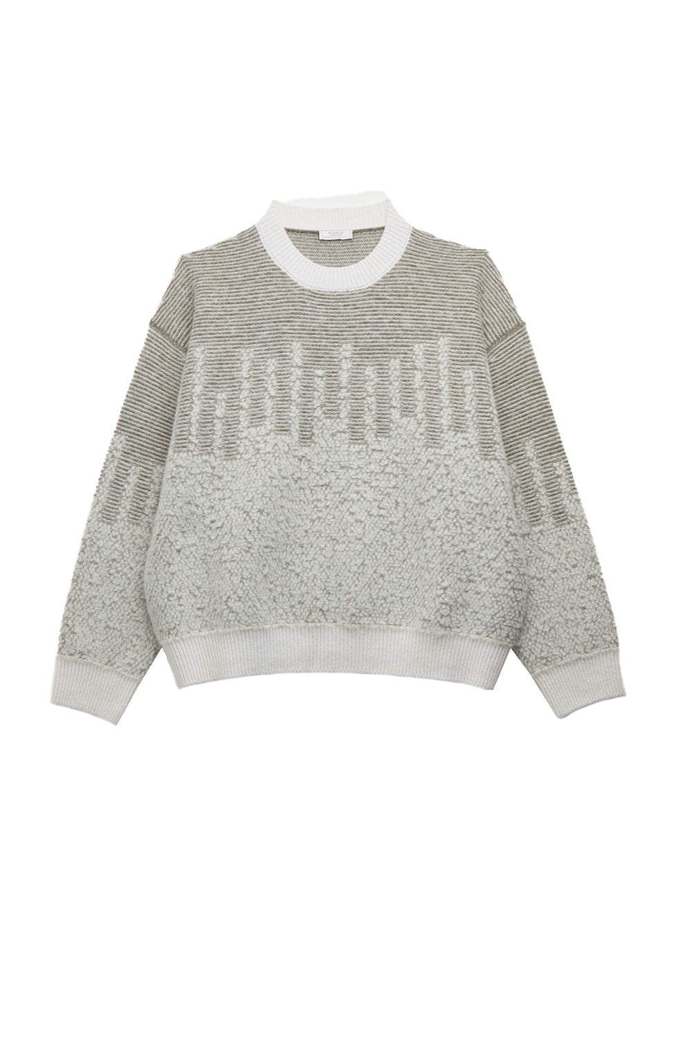 Autumn green knitted sweater