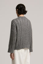 Load image into Gallery viewer, mercury grey knitted sweater
