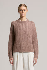 Load image into Gallery viewer, nebula pink knitted sweater
