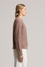 Load image into Gallery viewer, nebula pink knitted sweater
