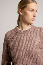 Load image into Gallery viewer, nebula pink knitted sweater
