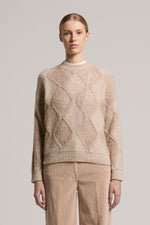 Load image into Gallery viewer, astral beige knitted sweater
