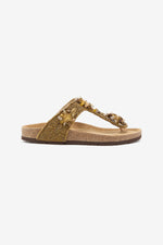 Load image into Gallery viewer, gold glamour INFRABIJOUX® sandal
