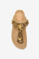 Carregar imagem no visualizador da galeria, gold glamour INFRABIJOUX® sandal
