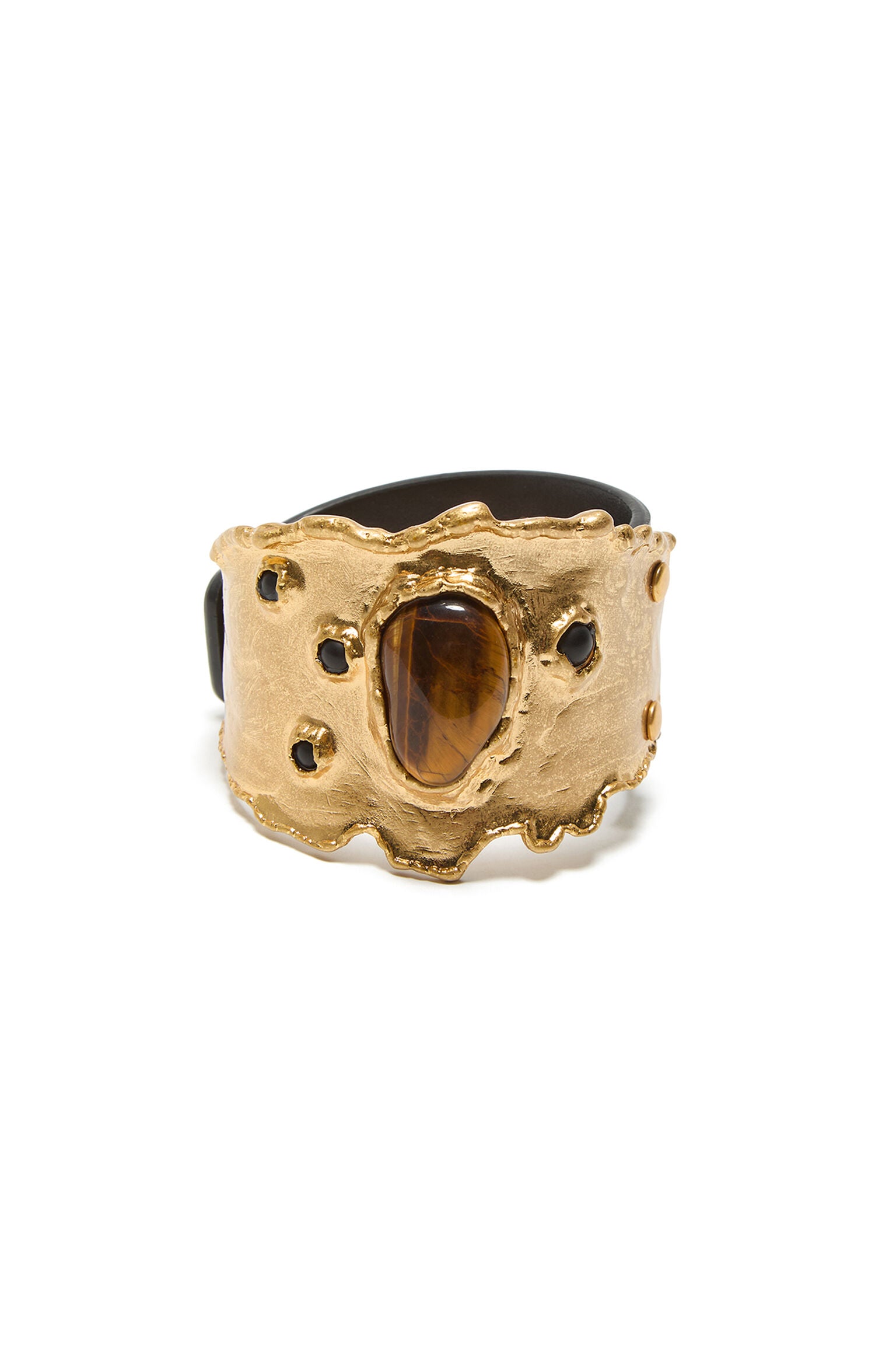 taupe metal sunshine bracelet