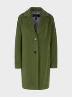 Load image into Gallery viewer, orient green alpaca/wool coat
