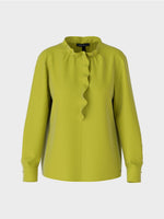 Load image into Gallery viewer, olive green flowing blouse
