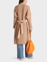 Carregar imagem no visualizador da galeria, bright toffee knitted coat
