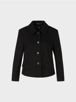 Load image into Gallery viewer, black short blazer
