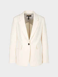 soft cream fitting blazer