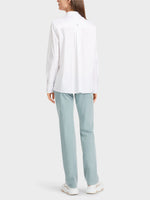 Carregar imagem no visualizador da galeria, white wide shirt blouse
