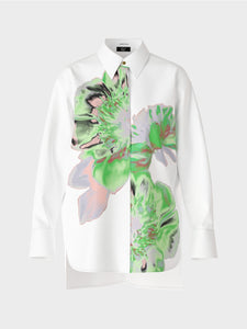 floral print shirt blouse