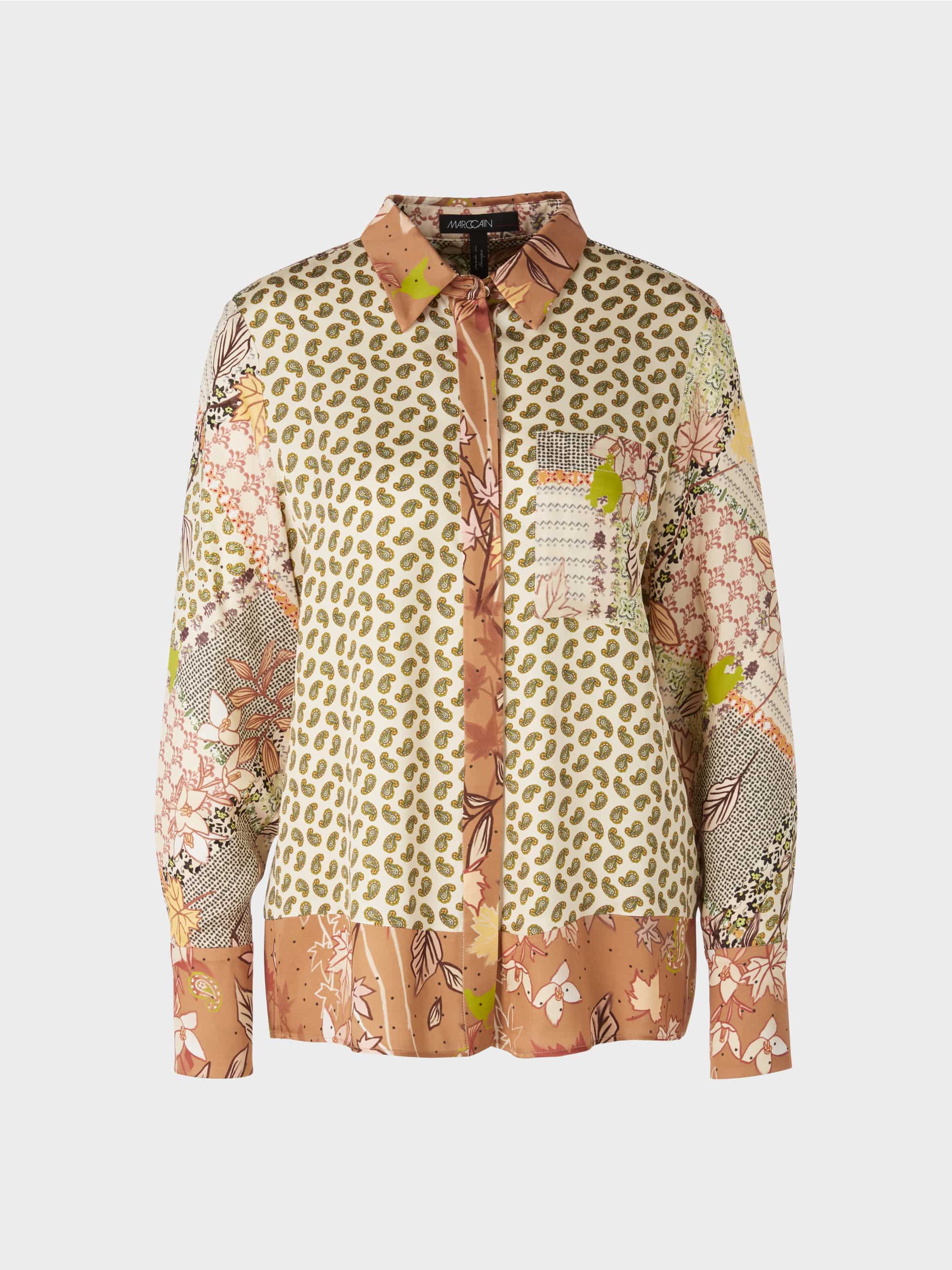 colourful print shirt blouse