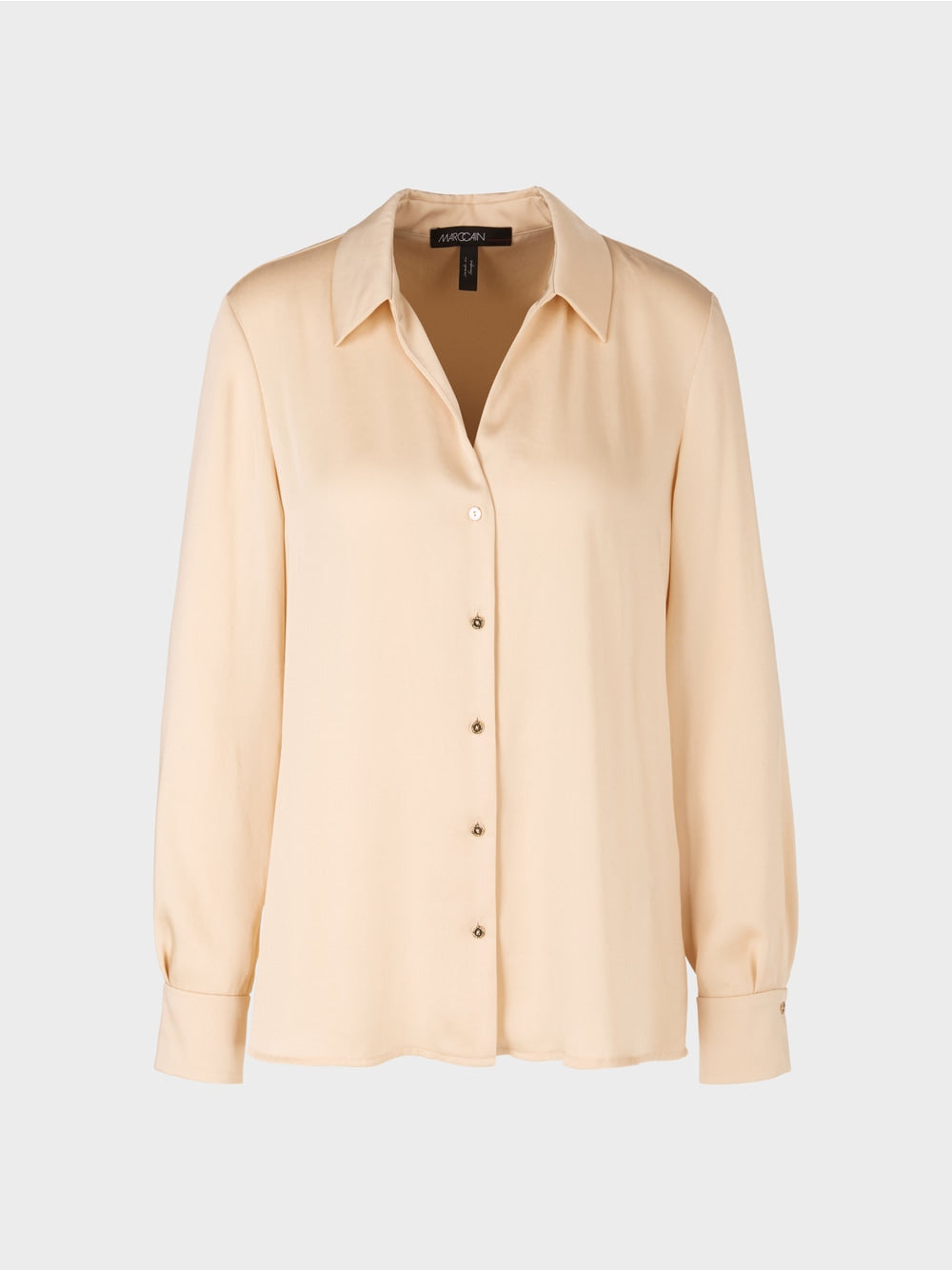 cream classic shirt blouse