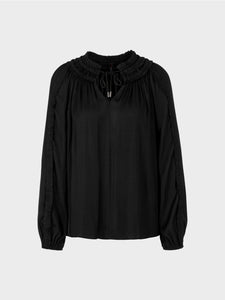 black raglan blouse