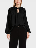 Load image into Gallery viewer, black raglan blouse
